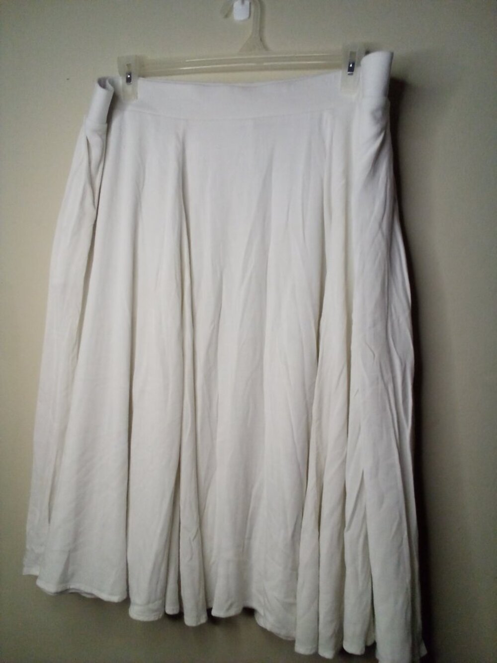 Torrid Skirt Women 3 3X Pull On Elastic Flowing Lined White - Picture 12 of 16
